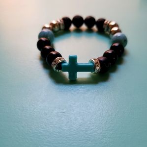 Infant Toddler Chakra/Lava Stone  Bracelet